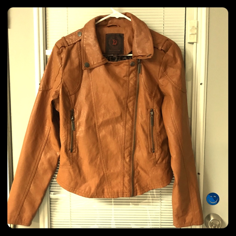Dollhouse Brown Leather Jacket